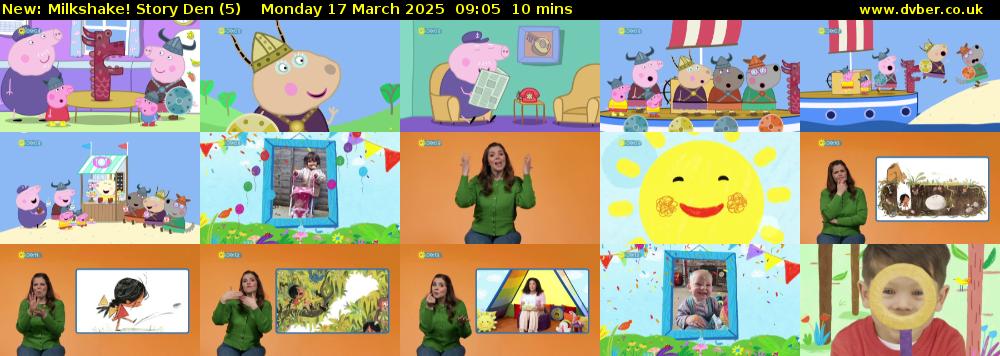 milkshake! Story Den (5) Monday 17 March 2025 09:05 - 09:15