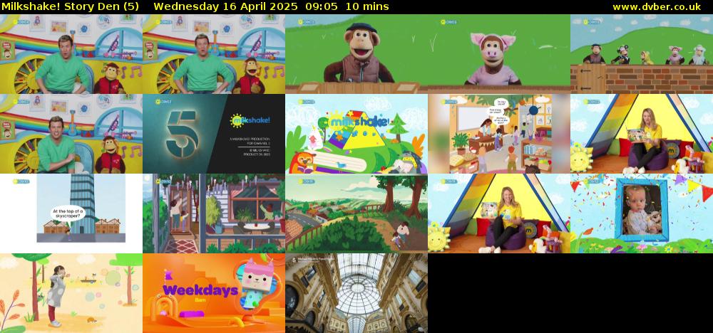 milkshake! Story Den (5) Wednesday 16 April 2025 09:05 - 09:15