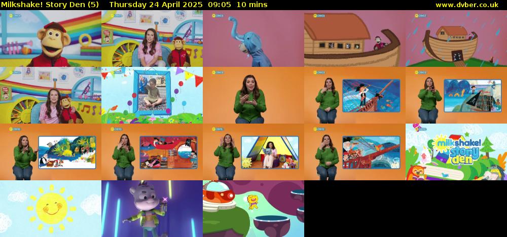milkshake! Story Den (5) Thursday 24 April 2025 09:05 - 09:15