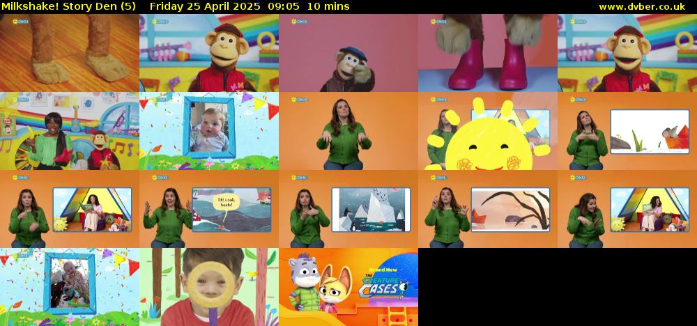 milkshake! Story Den (5) Friday 25 April 2025 09:05 - 09:15