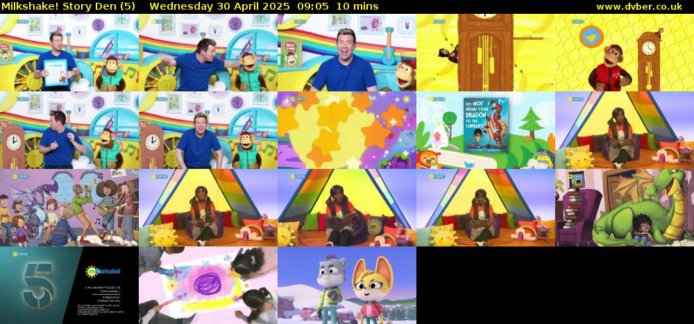 milkshake! Story Den (5) Wednesday 30 April 2025 09:05 - 09:15