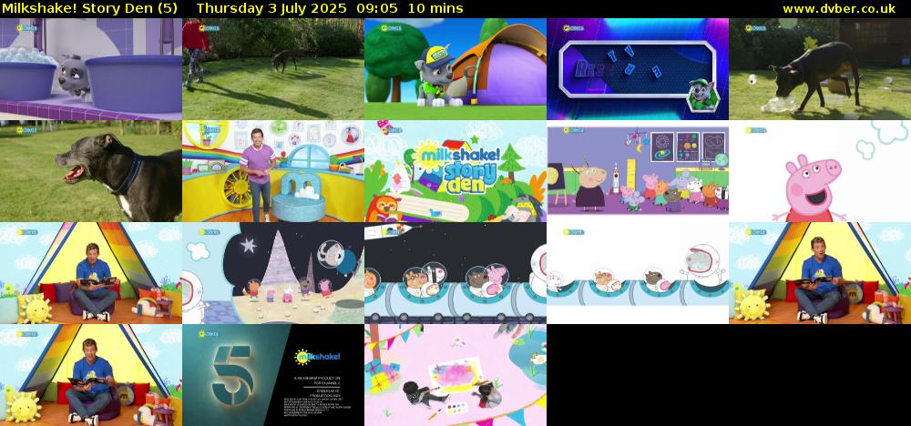 milkshake! Story Den (5) Thursday 3 July 2025 09:05 - 09:15