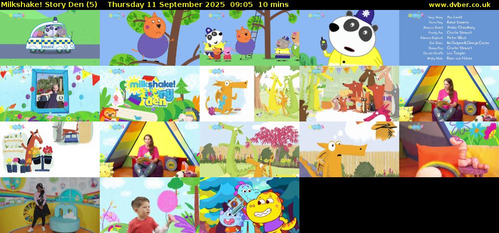 milkshake! Story Den (5) Thursday 11 September 2025 09:05 - 09:15