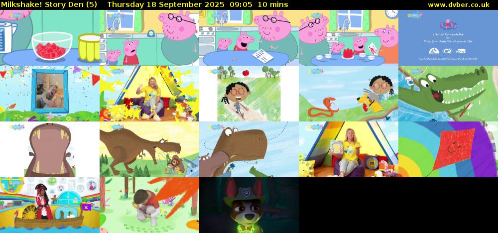 milkshake! Story Den (5) Thursday 18 September 2025 09:05 - 09:15