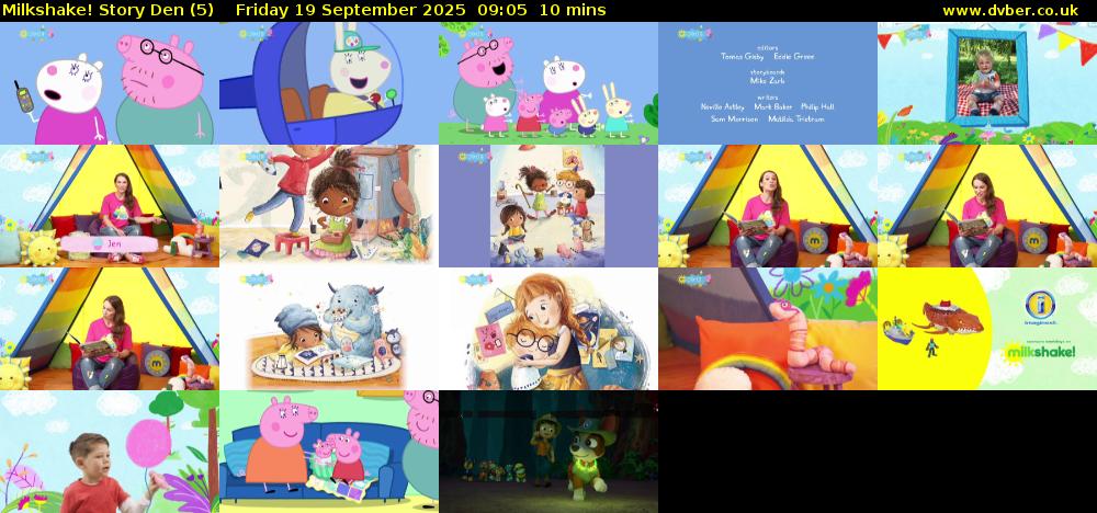 milkshake! Story Den (5) Friday 19 September 2025 09:05 - 09:15