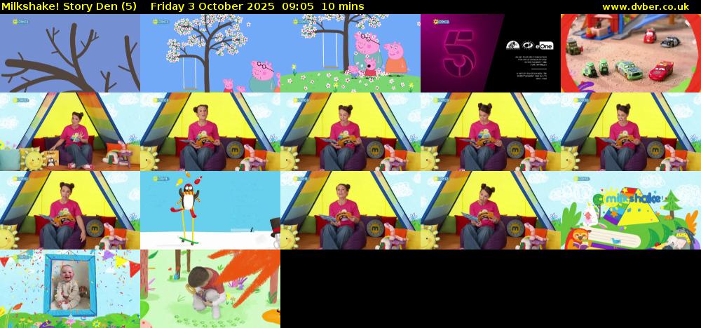 milkshake! Story Den (5) Friday 3 October 2025 09:05 - 09:15