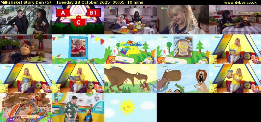 milkshake! Story Den (5) Tuesday 28 October 2025 09:05 - 09:15