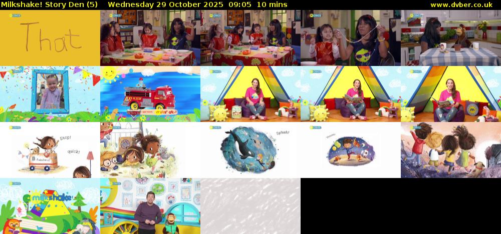 milkshake! Story Den (5) Wednesday 29 October 2025 09:05 - 09:15