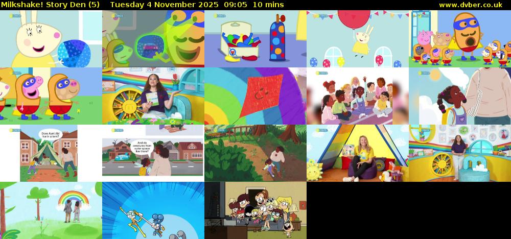 milkshake! Story Den (5) Tuesday 4 November 2025 09:05 - 09:15