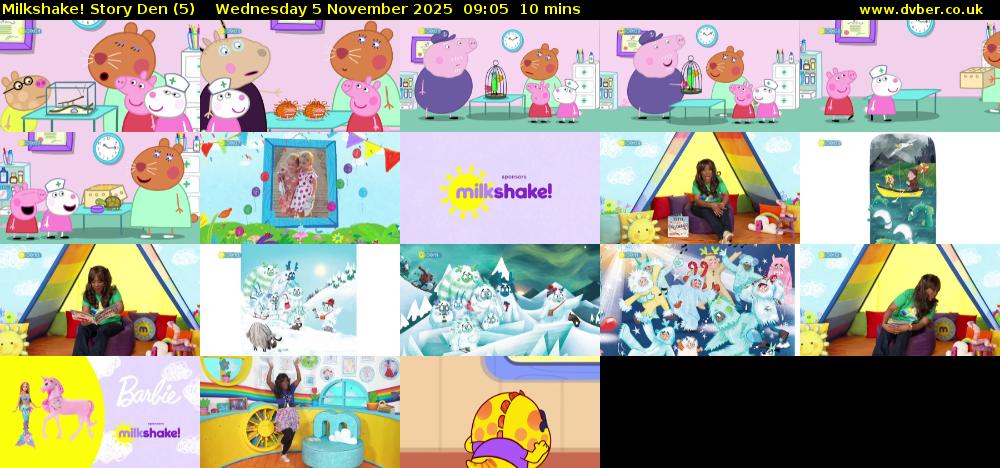 milkshake! Story Den (5) Wednesday 5 November 2025 09:05 - 09:15