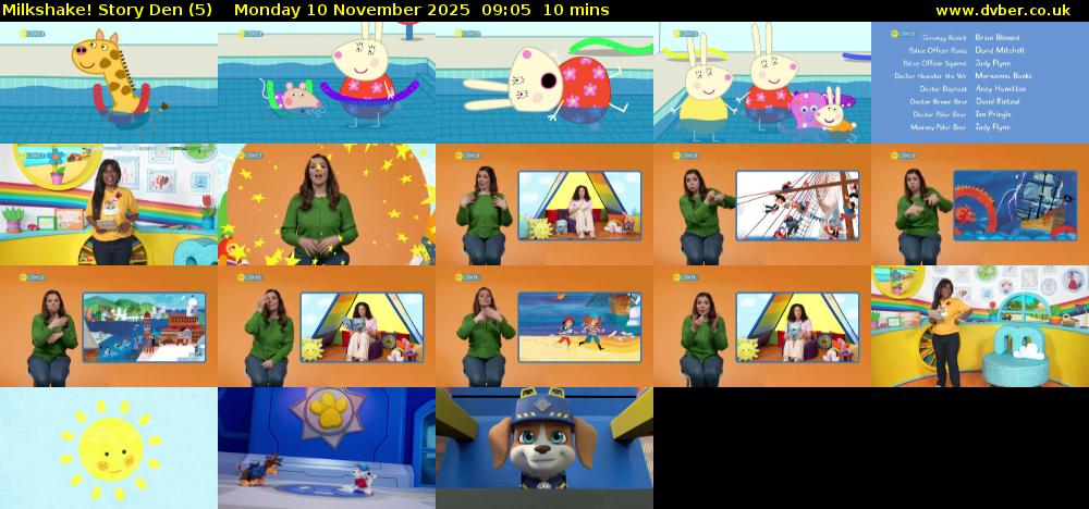 milkshake! Story Den (5) Monday 10 November 2025 09:05 - 09:15