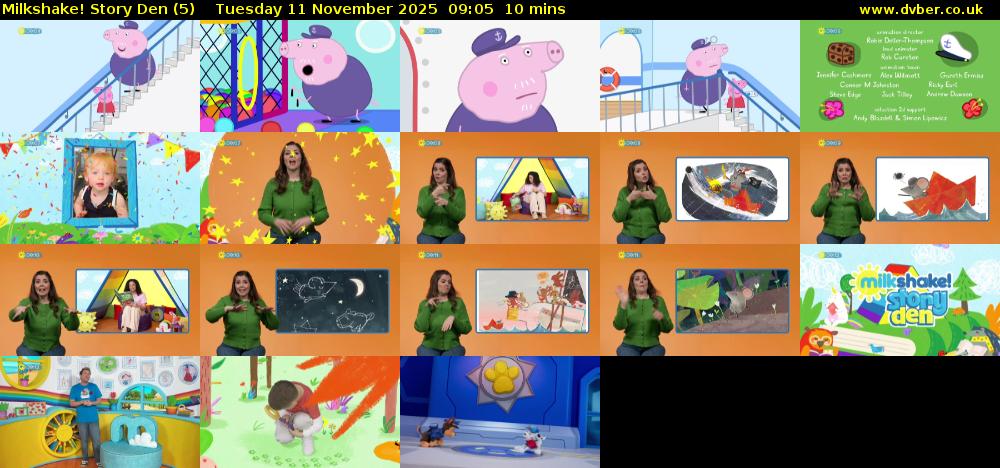 milkshake! Story Den (5) Tuesday 11 November 2025 09:05 - 09:15