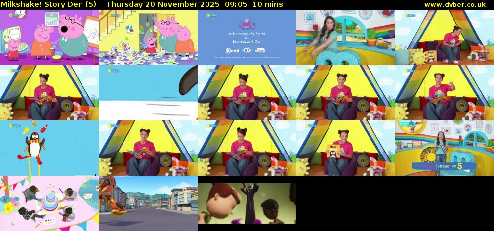 milkshake! Story Den (5) Thursday 20 November 2025 09:05 - 09:15