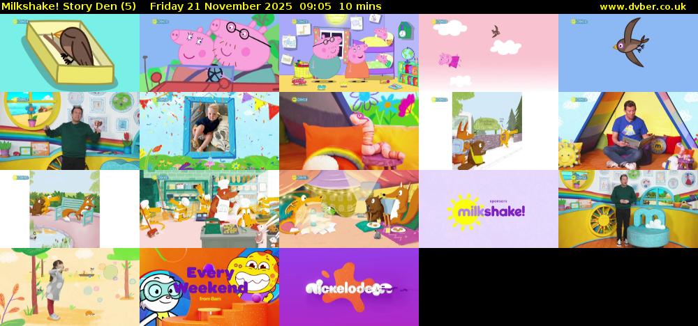 milkshake! Story Den (5) Friday 21 November 2025 09:05 - 09:15