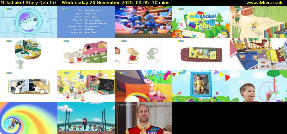 milkshake! Story Den (5) Wednesday 26 November 2025 09:05 - 09:15