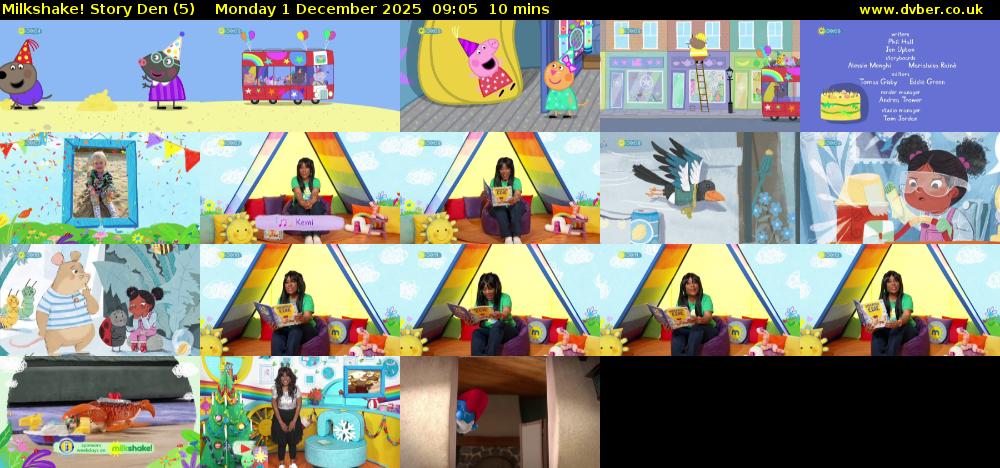 milkshake! Story Den (5) Monday 1 December 2025 09:05 - 09:15