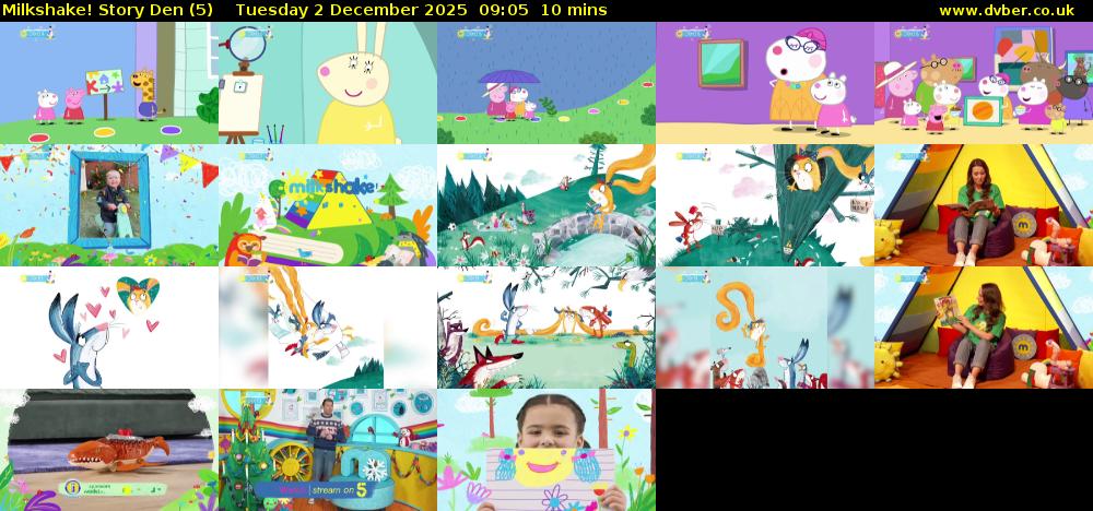 milkshake! Story Den (5) Tuesday 2 December 2025 09:05 - 09:15