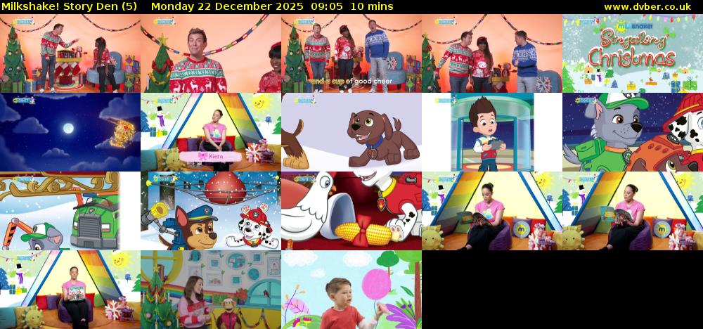 milkshake! Story Den (5) Monday 22 December 2025 09:05 - 09:15