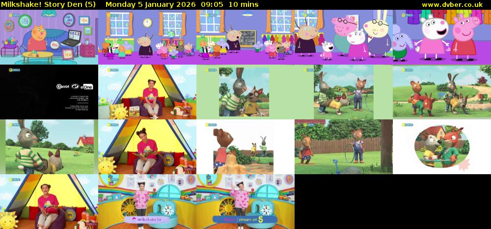 milkshake! Story Den (5) Monday 5 January 2026 09:05 - 09:15