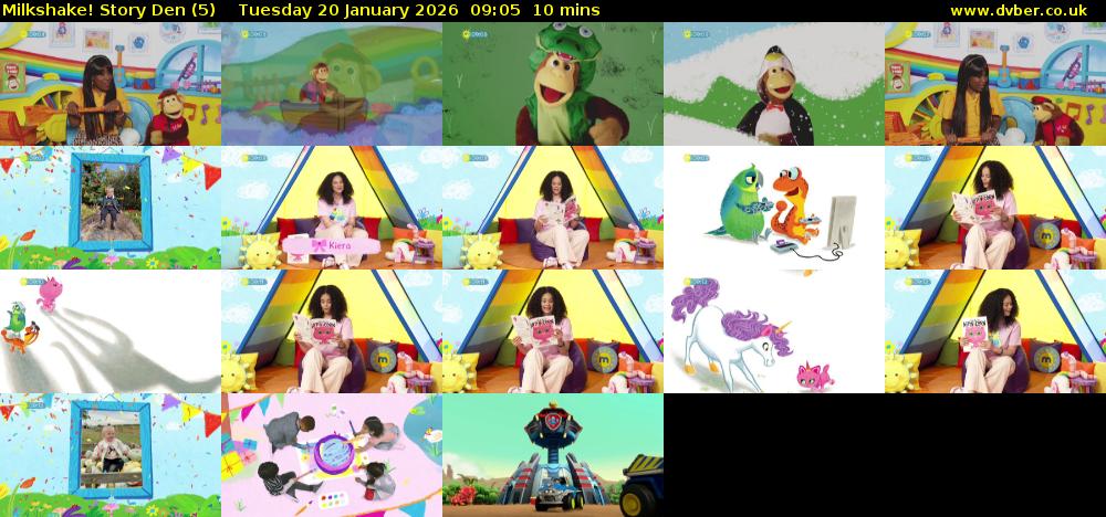 milkshake! Story Den (5) Tuesday 20 January 2026 09:05 - 09:15