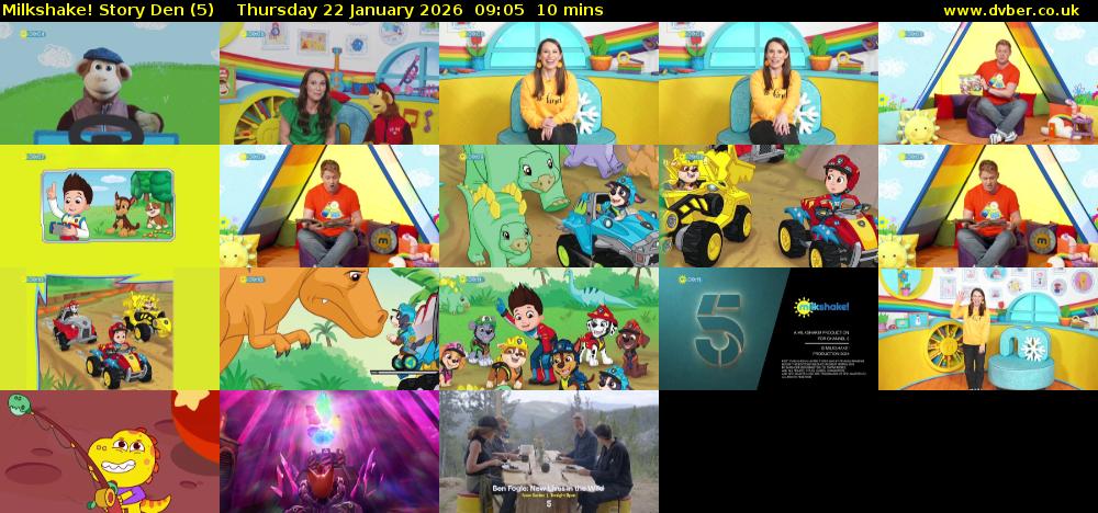 milkshake! Story Den (5) Thursday 22 January 2026 09:05 - 09:15