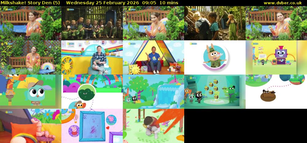 milkshake! Story Den (5) Wednesday 25 February 2026 09:05 - 09:15