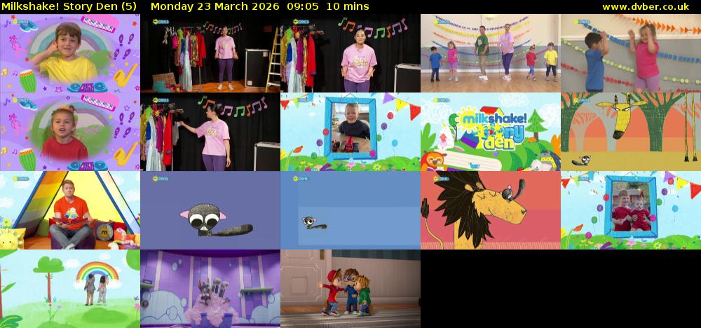 milkshake! Story Den (5) Monday 23 March 2026 09:05 - 09:15
