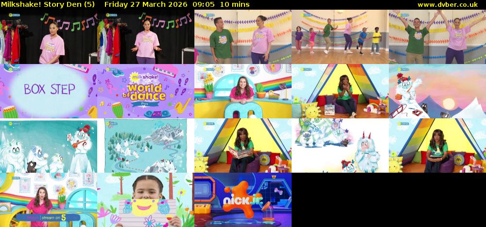 milkshake! Story Den (5) Friday 27 March 2026 09:05 - 09:15