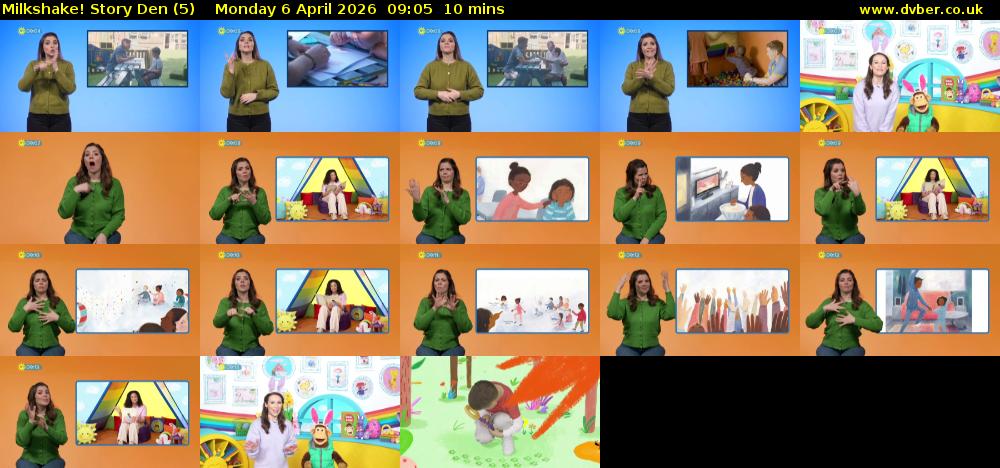 milkshake! Story Den (5) Monday 6 April 2026 09:05 - 09:15