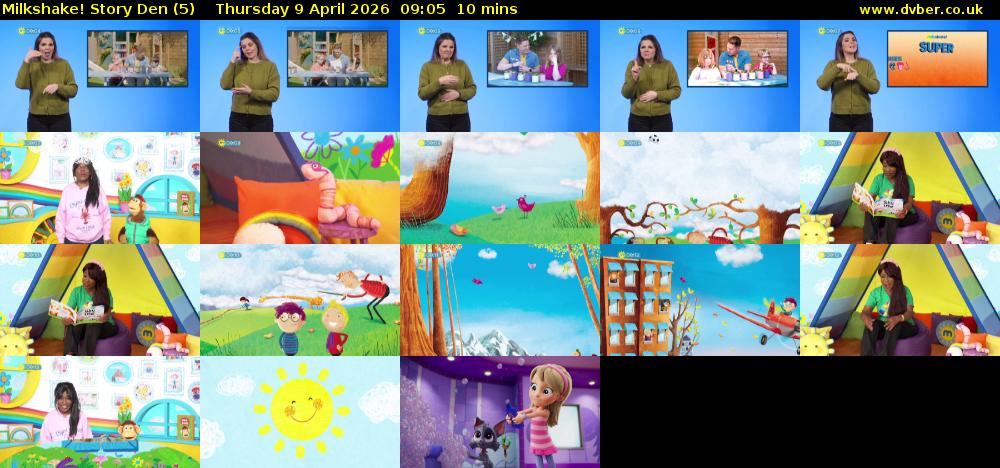 milkshake! Story Den (5) Thursday 9 April 2026 09:05 - 09:15