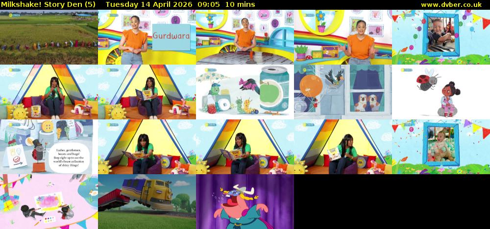 milkshake! Story Den (5) Tuesday 14 April 2026 09:05 - 09:15