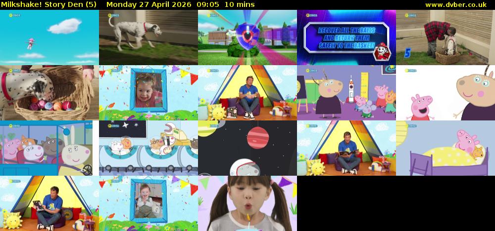 milkshake! Story Den (5) Monday 27 April 2026 09:05 - 09:15