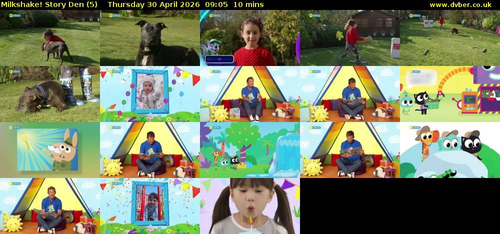 milkshake! Story Den (5) Thursday 30 April 2026 09:05 - 09:15