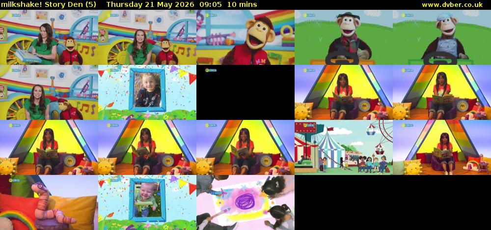 milkshake! Story Den (5) Thursday 21 May 2026 09:05 - 09:15