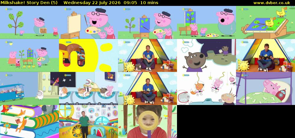 milkshake! Story Den (5) Wednesday 22 July 2026 09:05 - 09:15