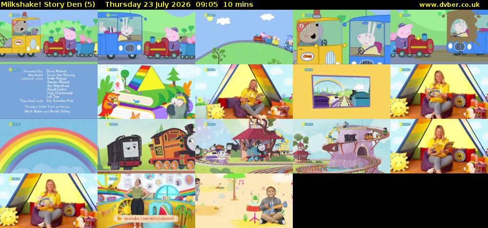 milkshake! Story Den (5) Thursday 23 July 2026 09:05 - 09:15