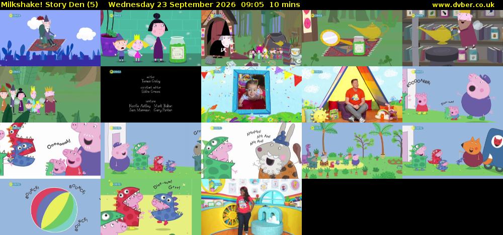 milkshake! Story Den (5) Wednesday 23 September 2026 09:05 - 09:15