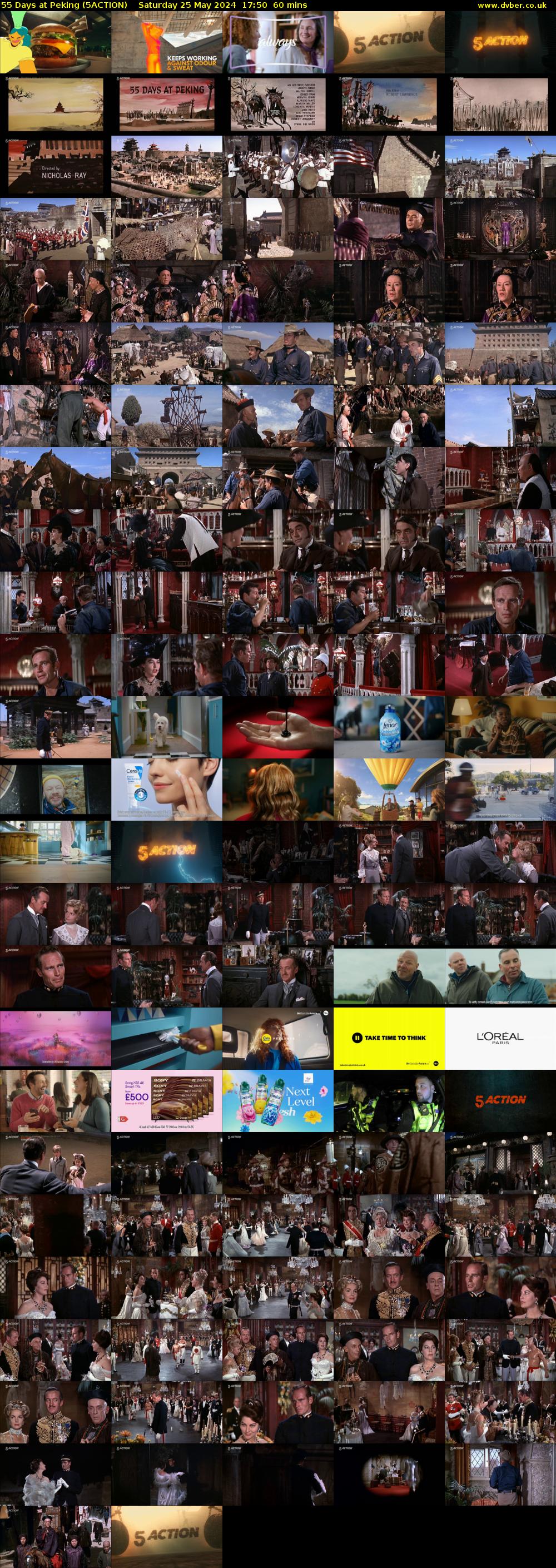 55 Days at Peking (5ACTION) Saturday 25 May 2024 17:50 - 18:50