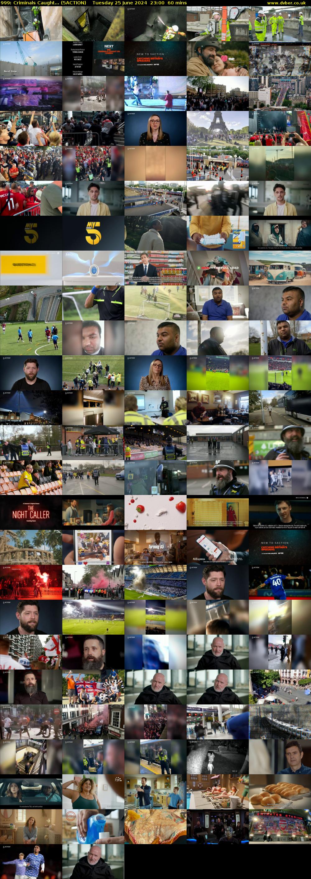 999: Criminals Caught... (5ACTION) Tuesday 25 June 2024 23:00 - 00:00