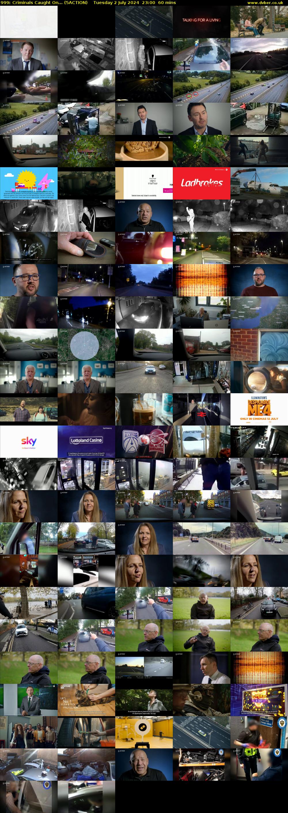 999: Criminals Caught on... (5ACTION) Tuesday 2 July 2024 23:00 - 00:00