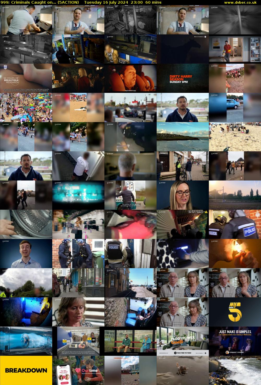 999: Criminals Caught on... (5ACTION) Tuesday 16 July 2024 23:00 - 00:00