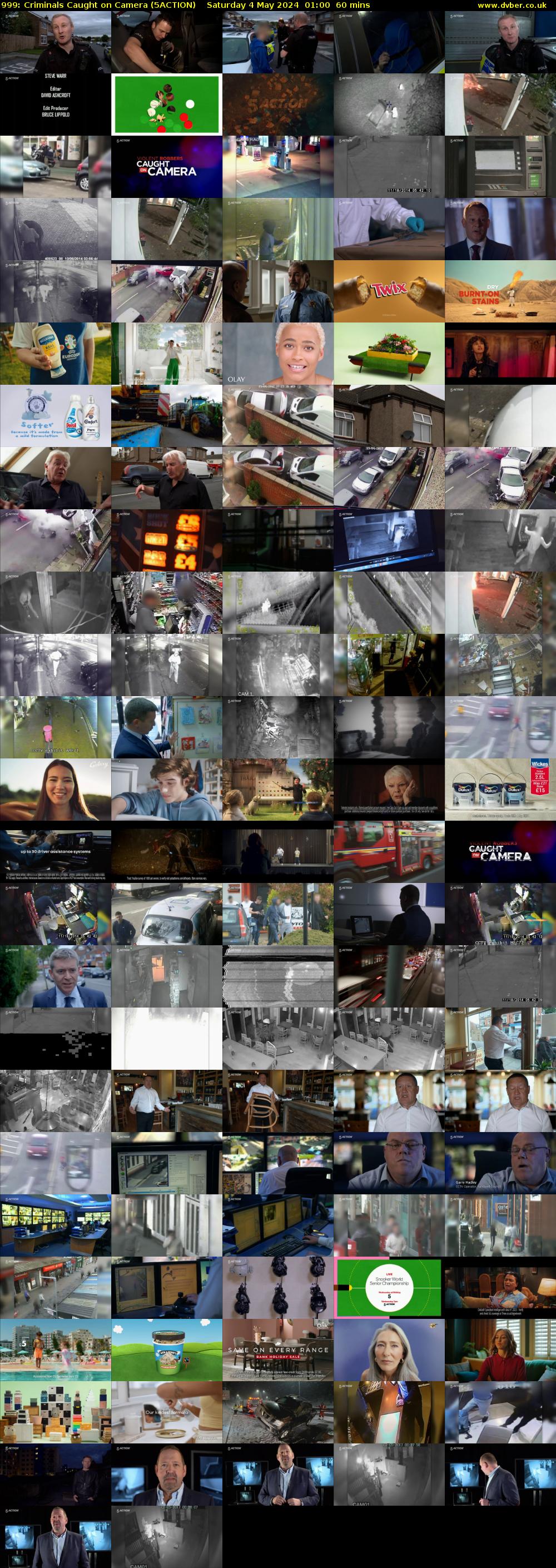 999: Criminals Caught on Camera (5ACTION) Saturday 4 May 2024 01:00 - 02:00
