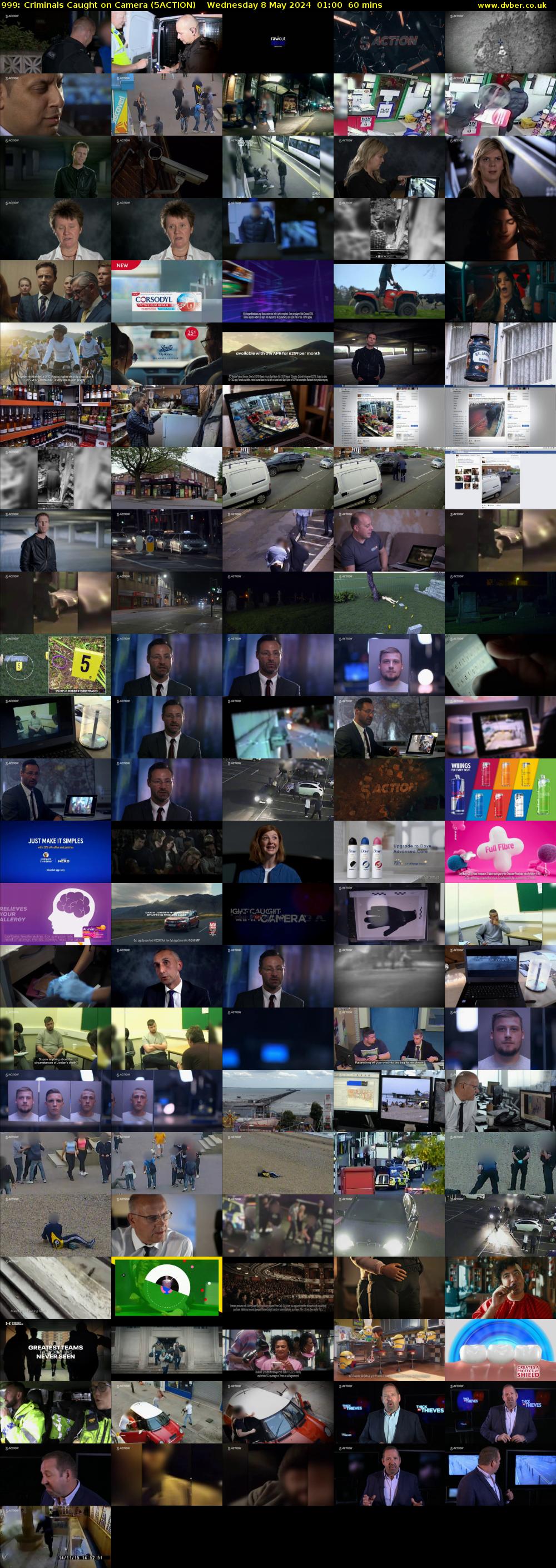 999: Criminals Caught on Camera (5ACTION) Wednesday 8 May 2024 01:00 - 02:00