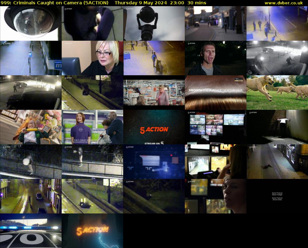 999: Criminals Caught on Camera (5ACTION) Thursday 9 May 2024 23:00 - 23:30