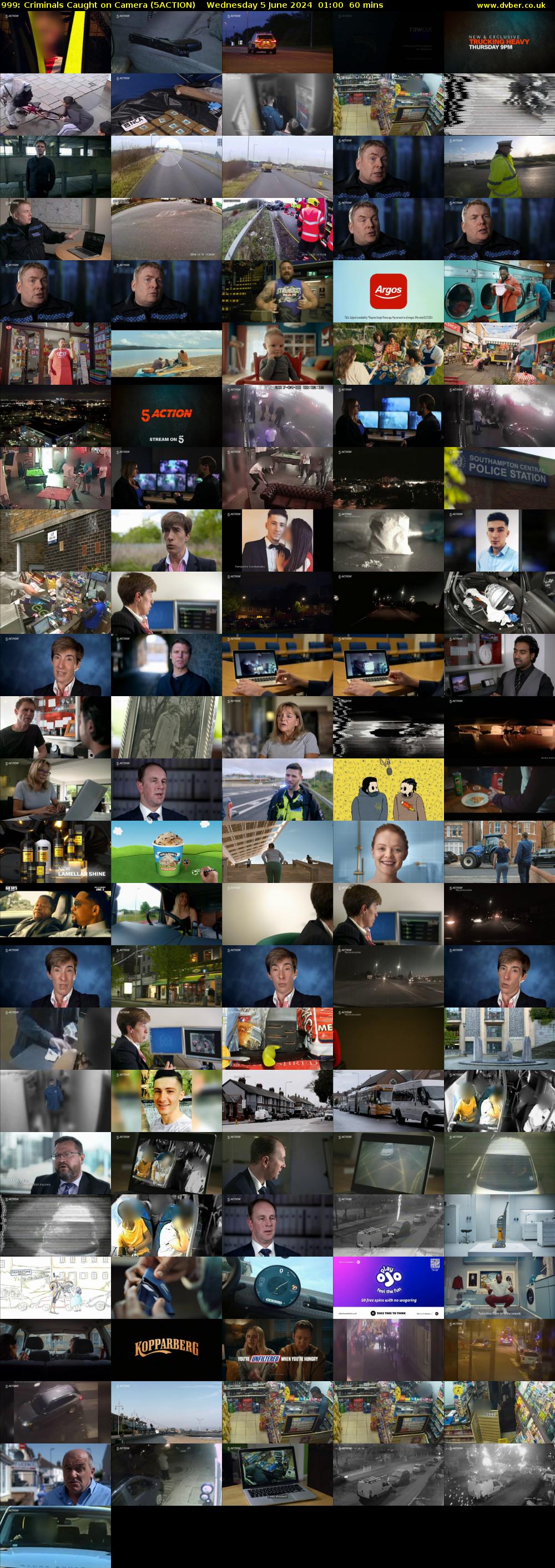 999: Criminals Caught on Camera (5ACTION) Wednesday 5 June 2024 01:00 - 02:00