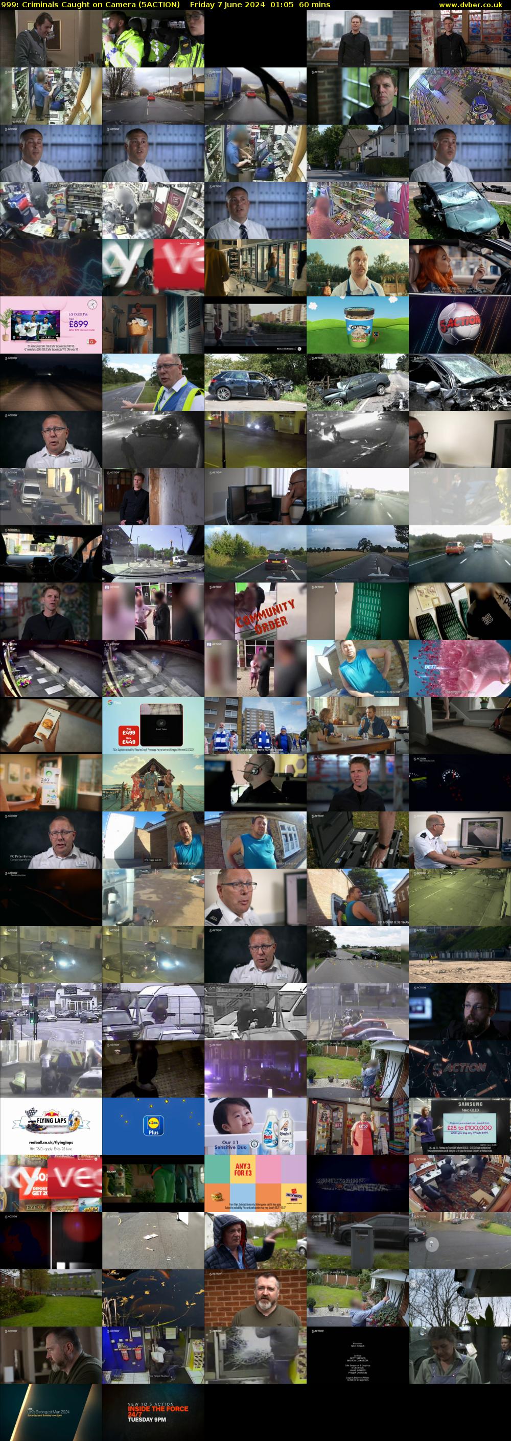999: Criminals Caught on Camera (5ACTION) Friday 7 June 2024 01:05 - 02:05