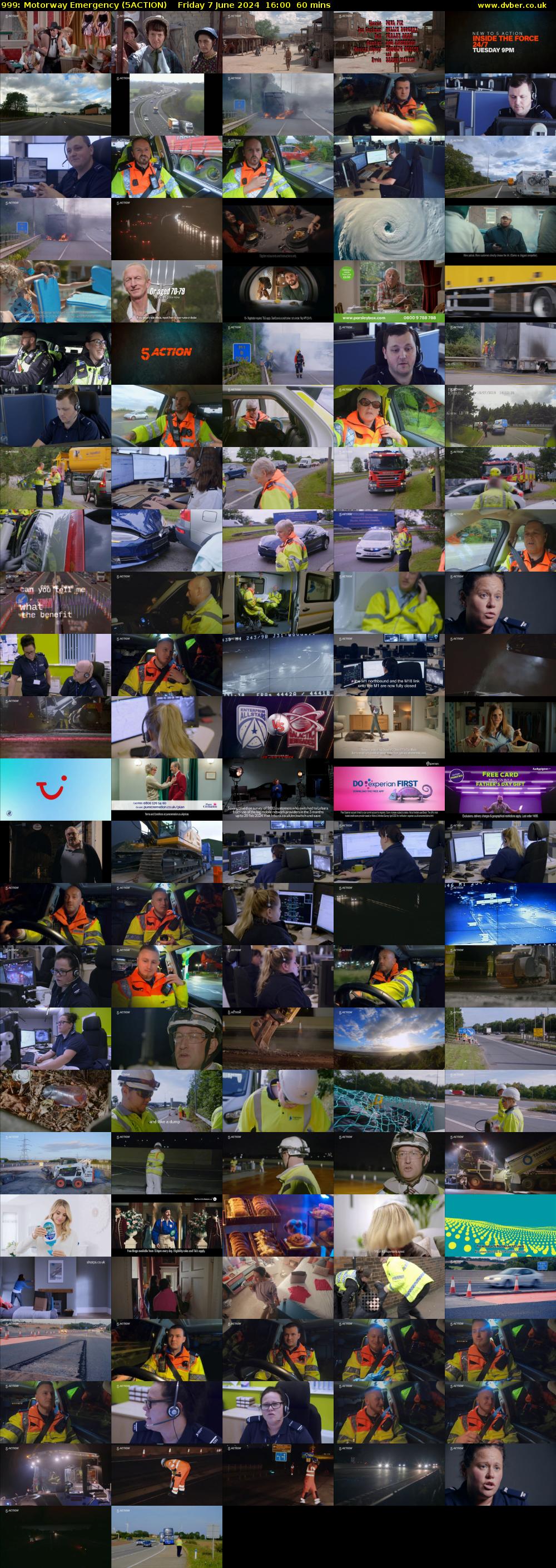 999: Motorway Emergency (5ACTION) Friday 7 June 2024 16:00 - 17:00