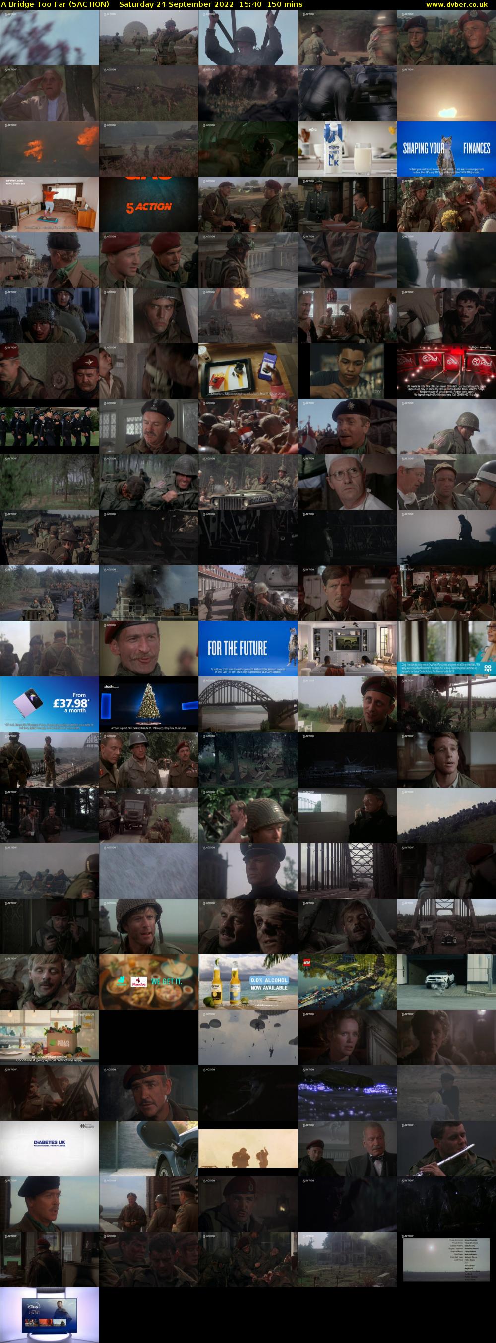A Bridge Too Far (5ACTION) Saturday 24 September 2022 15:40 - 18:10