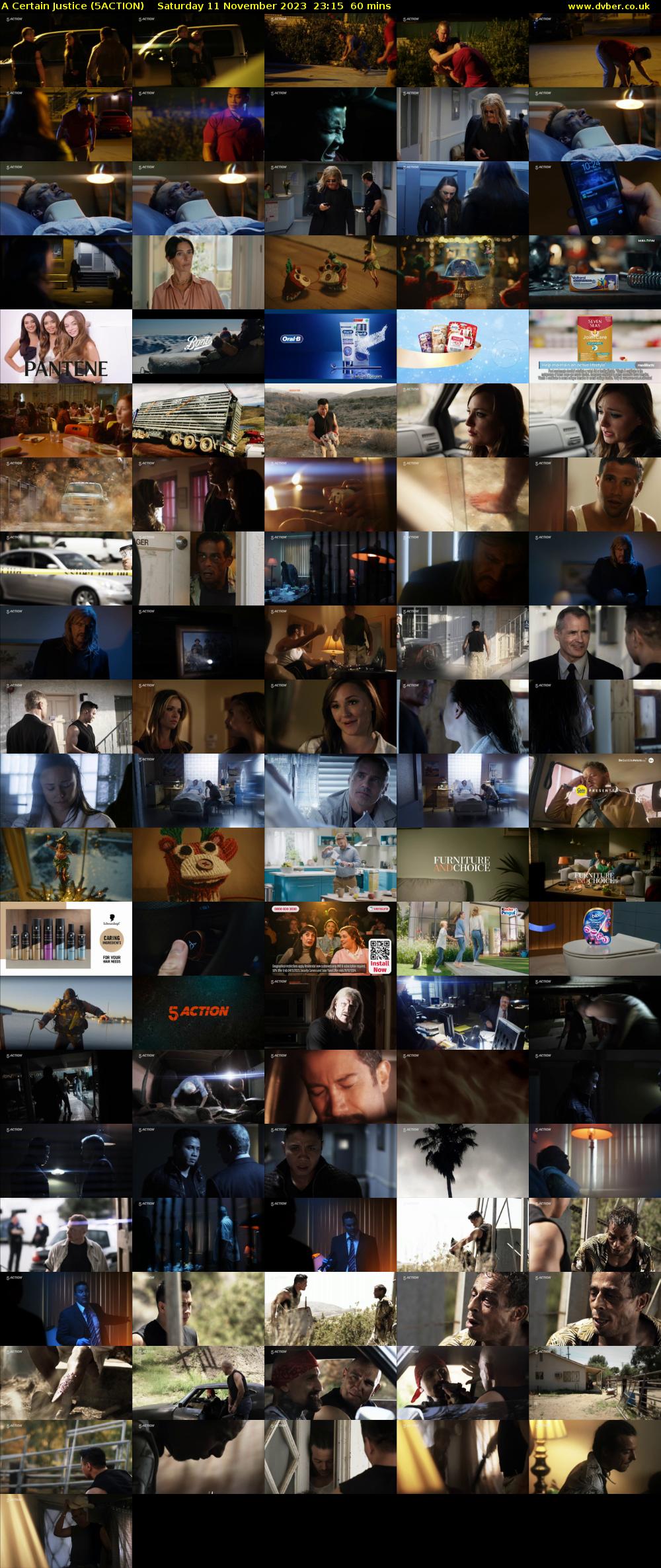 A Certain Justice (5ACTION) Saturday 11 November 2023 23:15 - 00:15