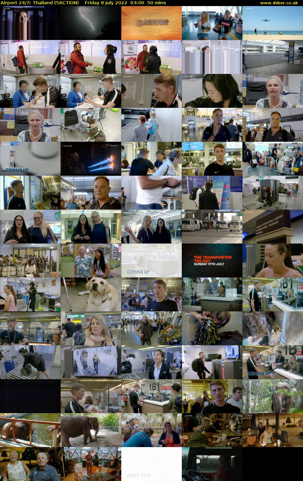 Airport 24/7: Thailand (5ACTION) Friday 8 July 2022 03:00 - 03:50